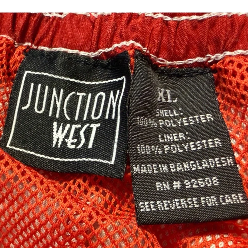 Junction West Orange Palm Tree‎ Cargo Board Shorts XL Beach Resortwear 101-10